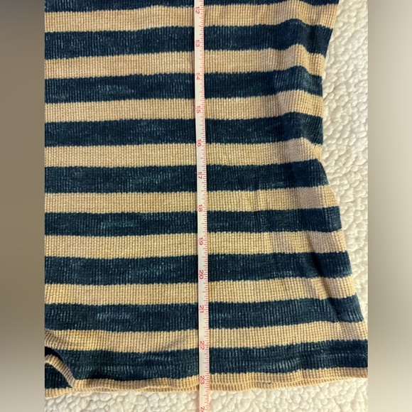 Ralph Lauren stripes navy beige with tie long sleeves top - Picture 10 of 10